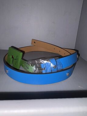 Kate Spade Woman’s Blue Studded Belt Size Medium
